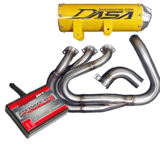 Buy DASA Racing Yamaha YXZ1000R Full Exhaust System Yellow & PCV Fuel Controller by Dasa Racing for only $1,299.95 at Racingpowersports.com, Main Website.