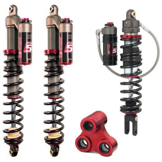 Buy ELKA Suspension STAGE 5 FRONT & REAR Shocks + LINKAGE YAMAHA YFZ450 2006-2012 by Elka Suspension for only $5,205.00 at Racingpowersports.com, Main Website.