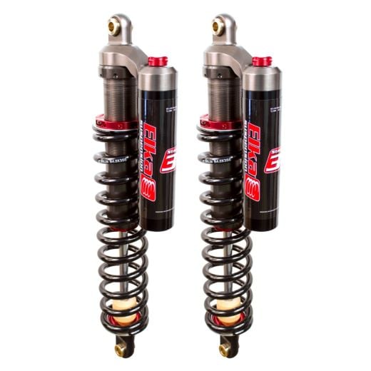 Buy ELKA Suspension STAGE 3 FRONT Shocks CAN-AM MAVERICK 2014-2017 by Elka Suspension for only $1,390.00 at Racingpowersports.com, Main Website.
