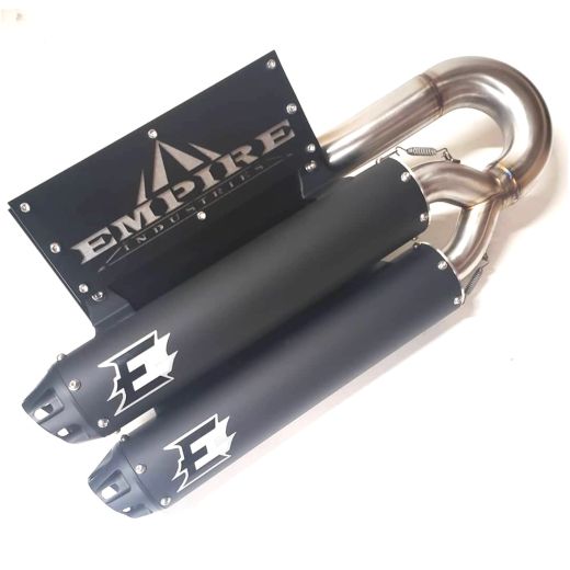 Buy Empire Industries Exhaust Slip On Dual Cyclone YAM R-MAX ALL by Empire Industries for only $999.00 at Racingpowersports.com, Main Website.