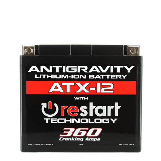 Buy Antigravity YTX12 Lithium Battery w/Re-Start by Antigravity Batteries for only $202.49 at Racingpowersports.com, Main Website.