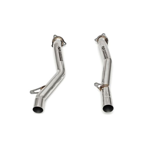 Buy Fabspeed Porsche 958.2 Cayenne Turbo/Turbo S Secondary Catbypass Pipes 2015+ by Fabspeed for only $1,139.95 at Racingpowersports.com, Main Website.