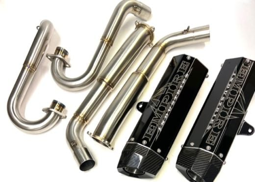 Buy Empire Industries Full Duals System Gen II Carbon YAM R700 06-14 8"(Shorty) by Empire Industries for only $1,234.00 at Racingpowersports.com, Main Website.