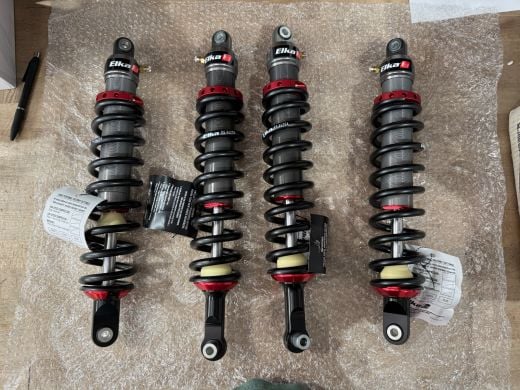 Buy ELKA STAGE 1 FRONT & REAR Shocks KYMCO MXU700i 2017 PREVIOUSLY MOUNTED by Elka Suspension for only $1,282.50 at Racingpowersports.com, Main Website.