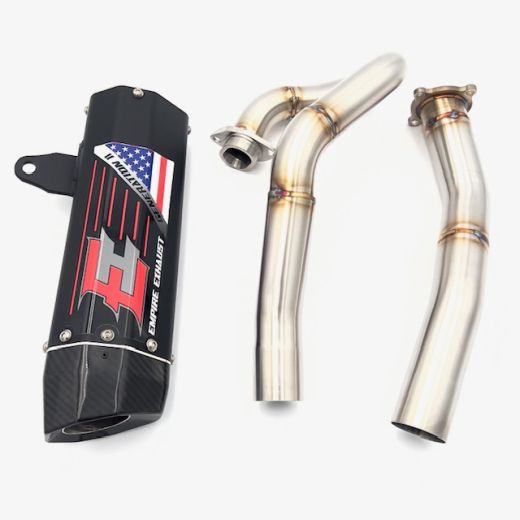 Buy Empire Industries Full System HON CRF 450R/X 2021-2022 Black by Empire Industries for only $829.00 at Racingpowersports.com, Main Website.