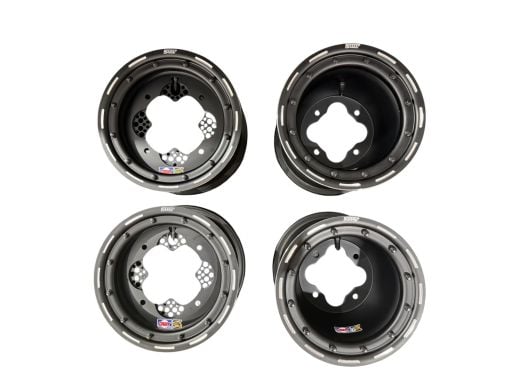 Buy DWT Beadlock 10x5 4+1 Front & 9x8 Rear Rims Wheels Black Yamaha by DWT Douglas Technologies for only $615.00 at Racingpowersports.com, Main Website.