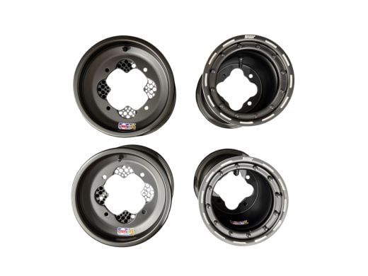 Buy DWT Beadlock 10x5 4+1 Front & 8x8 Rear Rims Wheels Black Yamaha by DWT Douglas Technologies for only $615.00 at Racingpowersports.com, Main Website.