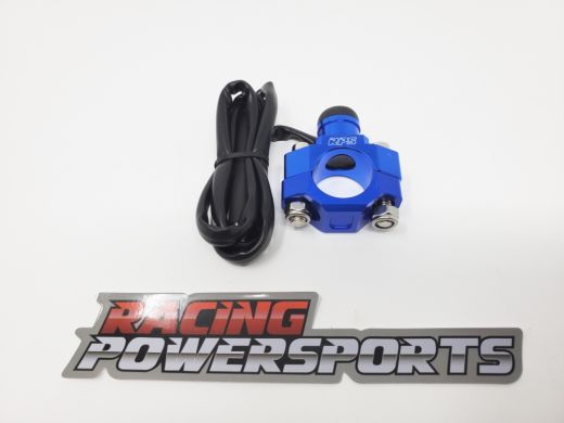 Buy RacingPowerSports Universal ATV Dirt Bike Engine Start/Stop Button Aluminum Blue by RacingPowerSports for only $14.49 at Racingpowersports.com, Main Website.