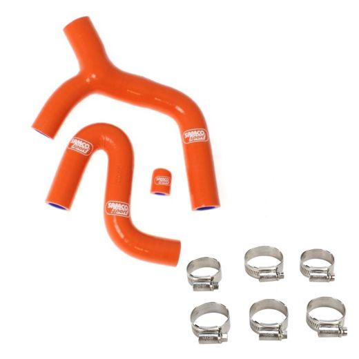 Buy SAMCO Silicone Coolant Hose + Clamp KTM 400 450 530 EXC-F/R XC-W Bypass 08-11 by Samco Sport for only $176.90 at Racingpowersports.com, Main Website.