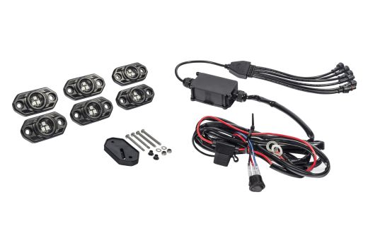Buy KC Hilites C-Series RGB Multi-Color Multi-Use LED 6-Light System - 5W Flood Beam by KC Hilites for only $259.99 at Racingpowersports.com, Main Website.