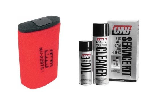 Buy UNI FILTER DUAL STAGE YAMAHA BANSHEE + Cleaning Kit by Uni Filter for only $44.49 at Racingpowersports.com, Main Website.
