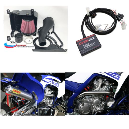 Buy Yamaha Raptor 700 Power Kit Sparks Race Core Exhaust + Dynojet PC6 + FCI Air Box by RPS Power Kit for only $1,394.44 at Racingpowersports.com, Main Website.