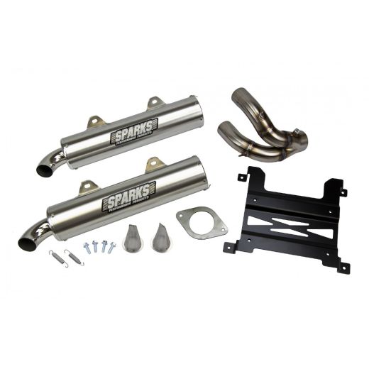 Buy Sparks Racing X-6 Stainless Steel Slip-on Muffler Polaris RS1 2018+ by Sparks Racing for only $899.95 at Racingpowersports.com, Main Website.