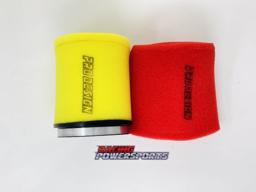 Buy Pro Design Flow Foam Replacement Air Filter Yamaha YFZ450R YFZ450X YFZ450 by Pro Design for only $61.99 at Racingpowersports.com, Main Website.