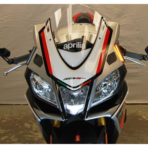 Buy New Rage Cycles Aprilia RSV4 Front Turn Signals by New Rage Cycles for only $100.00 at Racingpowersports.com, Main Website.