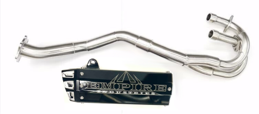 Buy Empire Industries Black Full System Exhaust Pipe Honda TRX400EX TRX 400EX 12" by Empire Industries for only $849.00 at Racingpowersports.com, Main Website.
