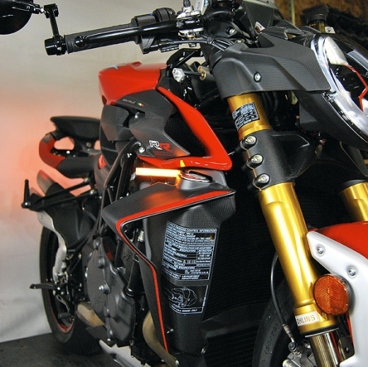 Buy New Rage Cycles Front Turn Signals for MV Agusta Brutale 1000 2019-present by New Rage Cycles for only $115.00 at Racingpowersports.com, Main Website.