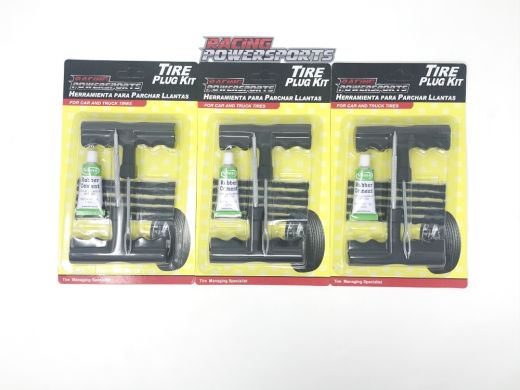 Buy 3x TAITEC Puncture Repair Kit PRO-1034A Car & Truck Tires Tubeless Tire by Taitec for only $15.95 at Racingpowersports.com, Main Website.
