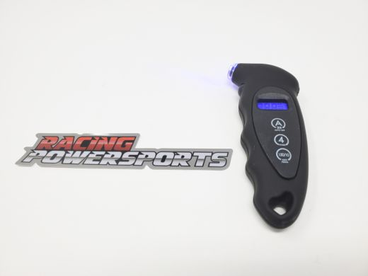 Buy RacingPowerSports LCD Digital Tire Air Pressure Gauge Black 150PSI 4 Settings by RacingPowerSports for only $4.13 at Racingpowersports.com, Main Website.