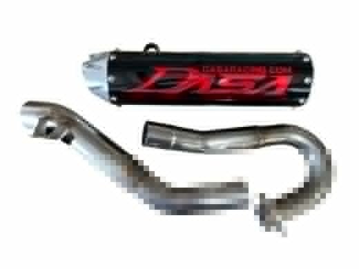 Buy Dasa Exhaust Full System Clasic Ed. Honda TRX450R 2006+ Black/Brush/Red by Dasa Racing for only $679.95 at Racingpowersports.com, Main Website.
