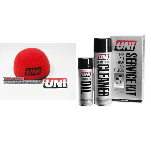 Buy UNI Multi-Stage Competition Air Filter Kit Suzuki DRZ400 / Kawasaki KLX400 by Uni Filter for only $47.70 at Racingpowersports.com, Main Website.