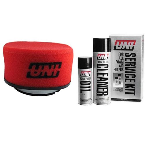 Buy UNI Dual Stage Air Filter + Cleaning Kit Honda ATC250R by Uni Filter for only $47.20 at Racingpowersports.com, Main Website.