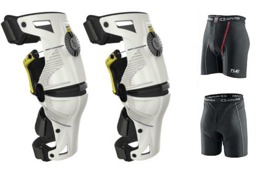 Buy Mobius X8 Knee Braces Large White / Acid Yellow PAIR Dirt Bike MX ATV Free EVS by Mobius for only $649.95 at Racingpowersports.com, Main Website.