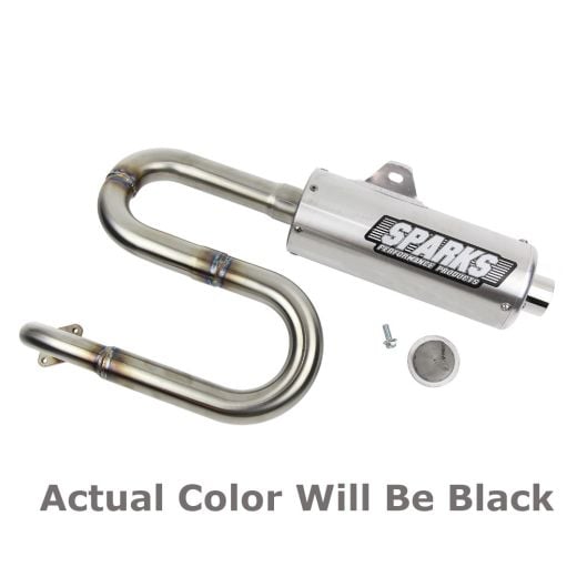 Buy Sparks Racing X-6 Stainless Steel Exhaust System Black Polaris ACE 150 2017+ by Sparks Racing for only $599.95 at Racingpowersports.com, Main Website.