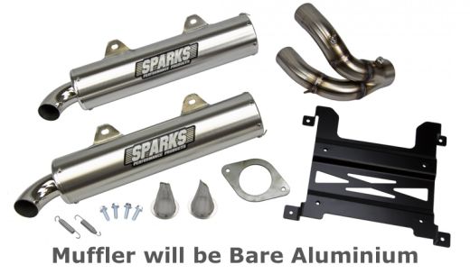 Buy Sparks Racing X-6 Stainless Steel Slip On Aluminum Polaris Rzr Xp 1000 by Sparks Racing for only $899.95 at Racingpowersports.com, Main Website.